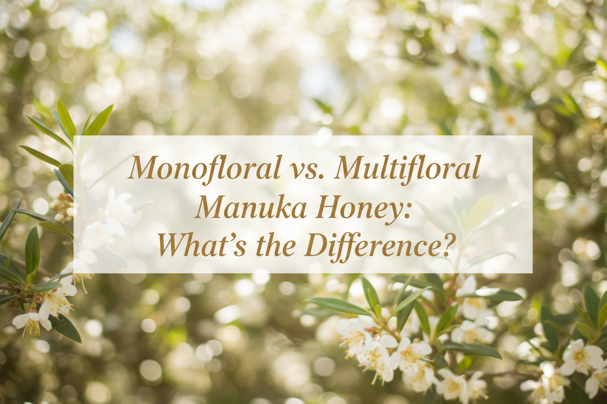 Monofloral vs. Multifloral Manuka Honey: What’s the Difference?